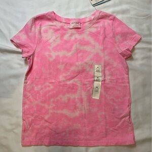 🐶🐶🐶NWT girls Cat & Jack size Medium (7/8) pink tie-dye t-shirt🐶🐶🐶